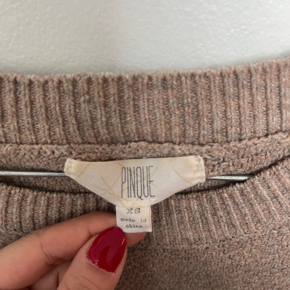 Pinque Colorblock Crew Neck Sweater - Picture 4 of 4